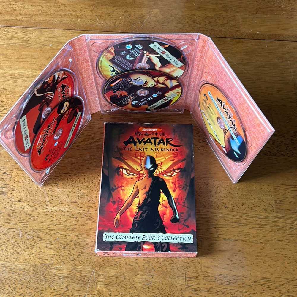 DVD AVATAR The Last AirBender Complete Book 3 Collection Fire Nickelodeon Series